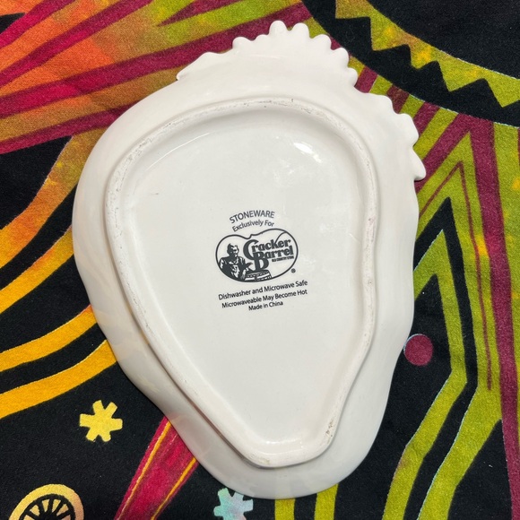 Cracker Barrel Day of the Dead Sugar Skull Halloween Stoneware Tidbit Plate - Picture 5 of 6